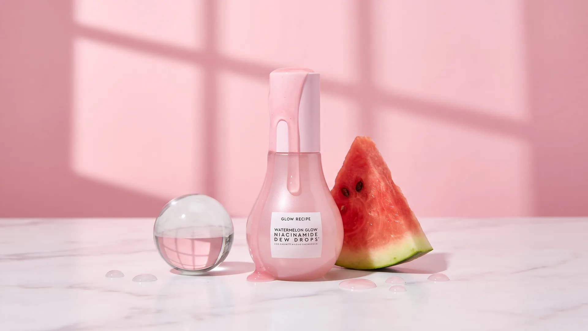 Glow Recipe Watermelon Glow Niacinamide Dew Drops؛ سرم نیاسینامید برای پوستی درخشان و گلس‌اسکین