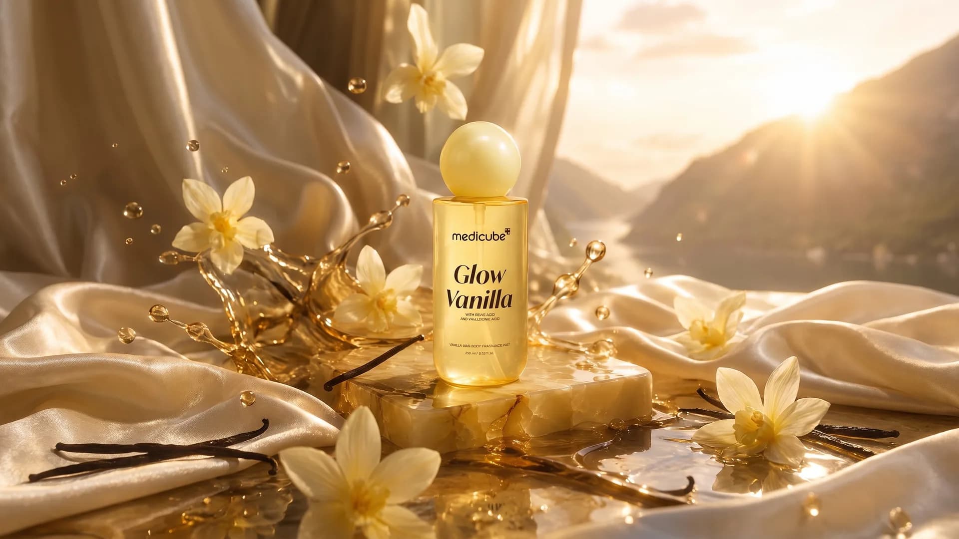 میست مو و بدن Medicube Glow Vanilla؛ رایحه وانیل خامهای در کنار مراقبت از پوست و مو